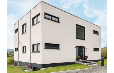 Außenansicht Musterhaus Herborn von STREIF Haus