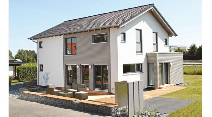 FingerHaus Musterhaus Neo 300 Außenansicht