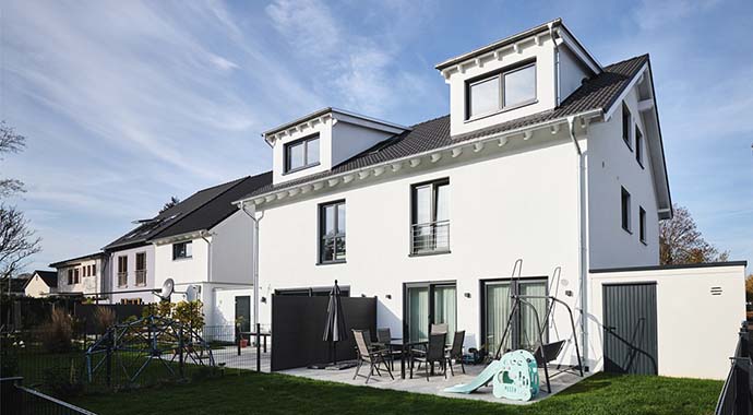 Außenansicht Finesse 110 V von Favorit Massivhaus