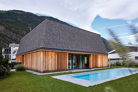 Außenansicht Haus Gartenheim von Holzius Außenansicht Haus Gartenheim von Holzius