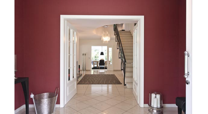 Ausstellungshaus Rheinau-Linx Villa von WeberHaus Hausflur