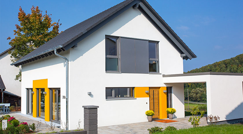 Büdenbender Musterhaus Netphen-Hainchen Außenansicht