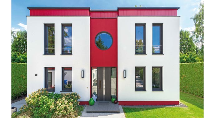 Außenansicht Cubatur von Roth-Massivhaus