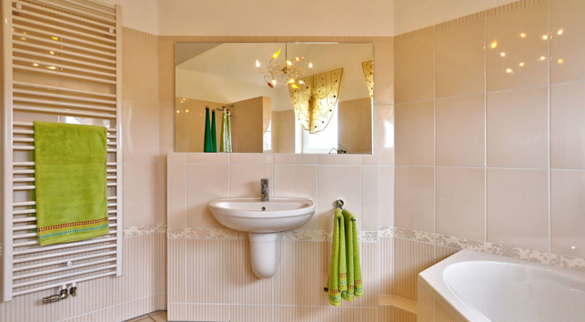 Musterhaus in Gießen Badezimmer