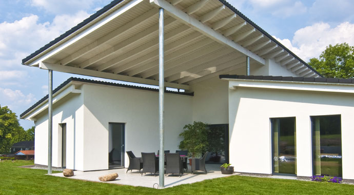 Heinz von Heiden: Bungalow mit Pultdach Heinz von Heiden: Bungalow mit Pultdach