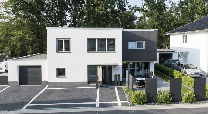 Ytong Bausatzhaus Kundenhaus Flender Außenansicht