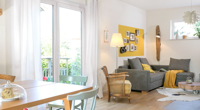 Wohnbereich Landhaus Scherer von SchwörerHaus