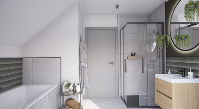 Point 128.2: Badezimmer