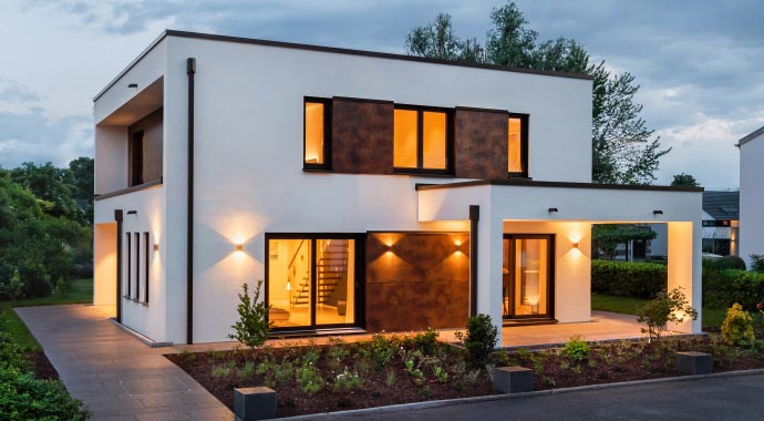 Rensch-Haus Musterhaus Victoria Außenansicht