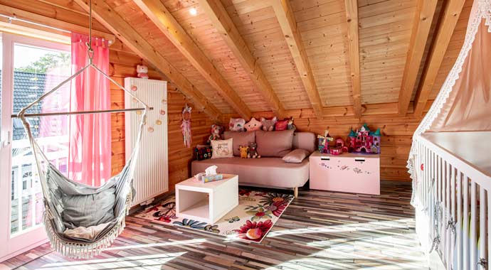 Kinderzimmer Generationenhaus Janke von Nordic-Haus