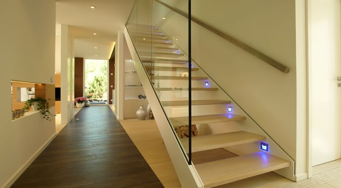 FischerHaus Energie-Plus-Haus Generation X Treppenhaus