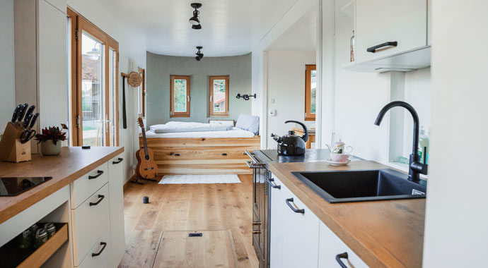 Küche Modulhaus von Wohnwagon