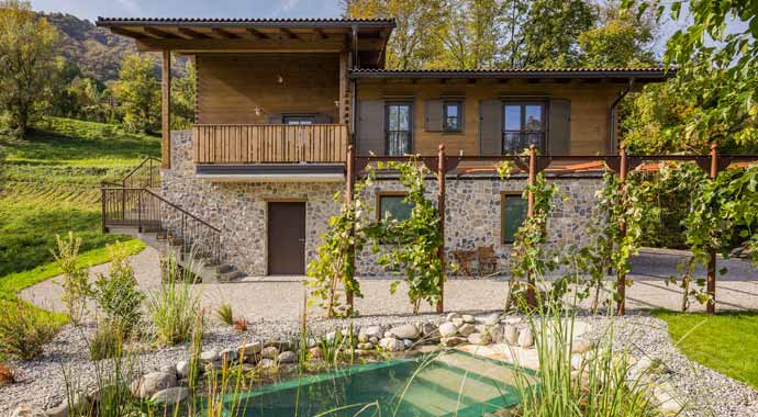 Außenansicht Lago Iseo von Rubner Haus