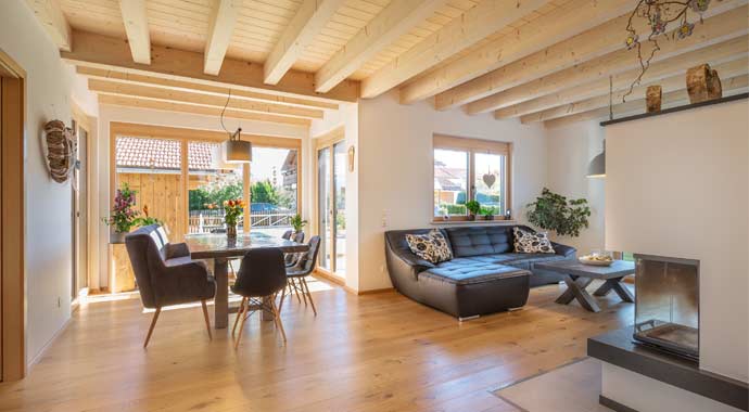 Isartaler Haus Auensee Essbereich