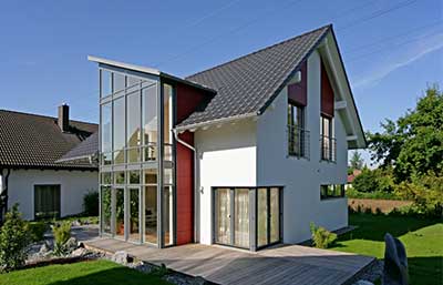 Bittermann & Weiss Musterhaus Fellbach Außenansicht