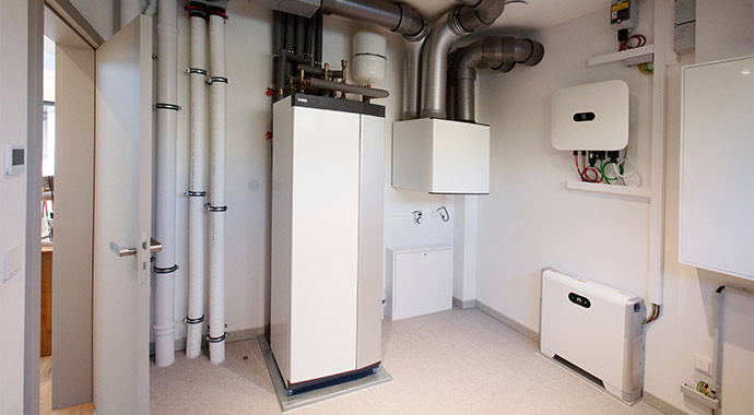 Technikraum Musterhaus Wuppertal von Danwood