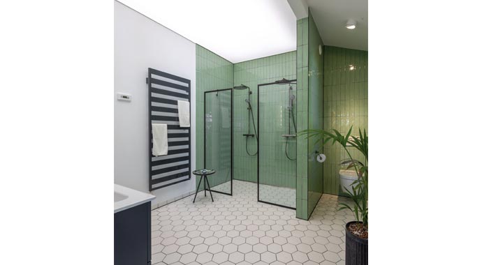 Badezimmer Vitalhaus Liesl von Regnauer Hausbau