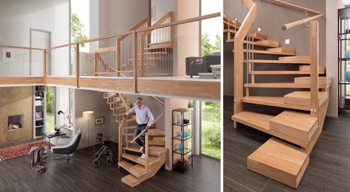 Barrierefreie Treppe von Treppenmeister