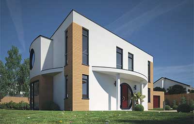 Außenansicht Musterhaus Hannover-Langenhagen von STREIF Haus