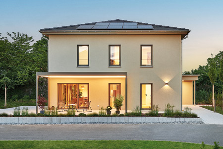 Außenansicht Urbanlife von Fertighaus WEISS Außenansicht Urbanlife von Fertighaus WEISS