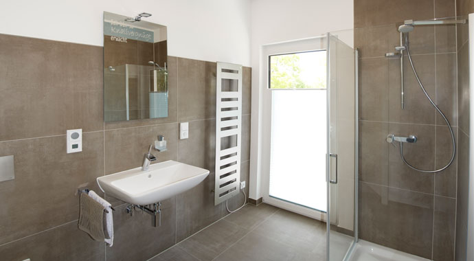 Fingerhut Haus Musterhaus Mannheim Badezimmer