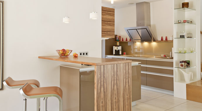 Luxhaus Musterhaus Georgensgmünd Küche