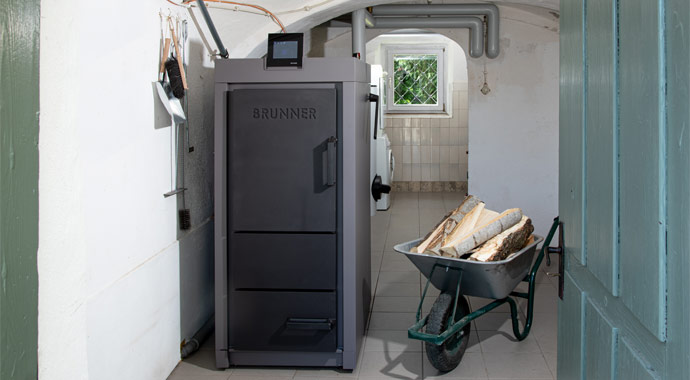 Scheitholzkessel von Brunner