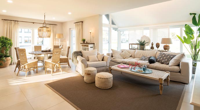 Wohnbereich JUNO 402 - Musterhaus Frankenberg von FingerHaus