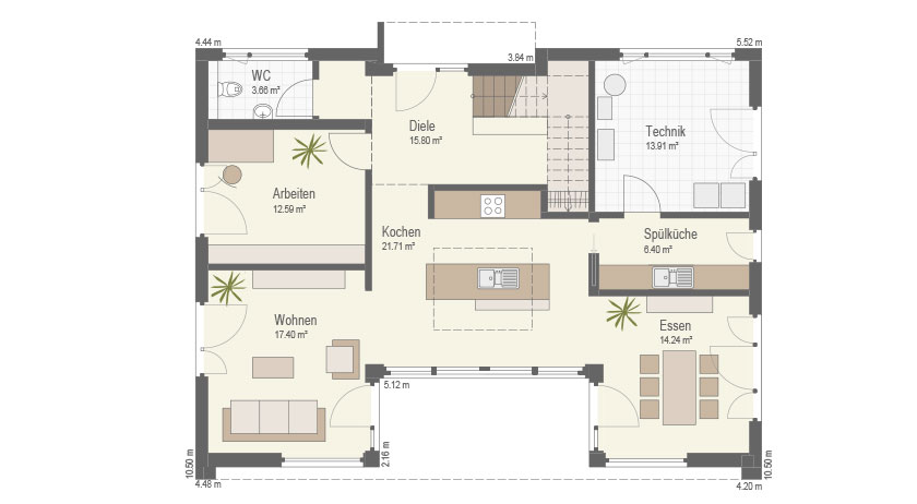 Keitel Haus Haus Bad Vilbel Grundriss Erdgeschoss