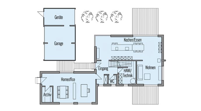 Baufritz Haus Wriedt Grundriss Erdgeschoss