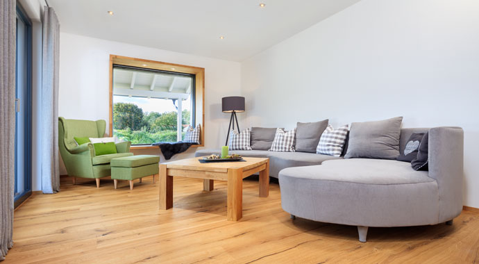 Wohnbereich Haus Bongart von Bau-Fritz