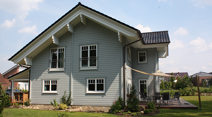 Nordic-Haus Musterhaus Kühling Außenansicht