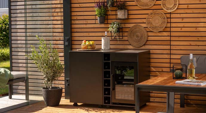 Grillfürst Moments Barschrank mit Kühlschrank
