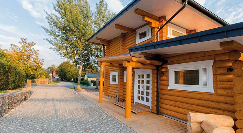 LéonWood Musterhaus Mikado Außenansicht