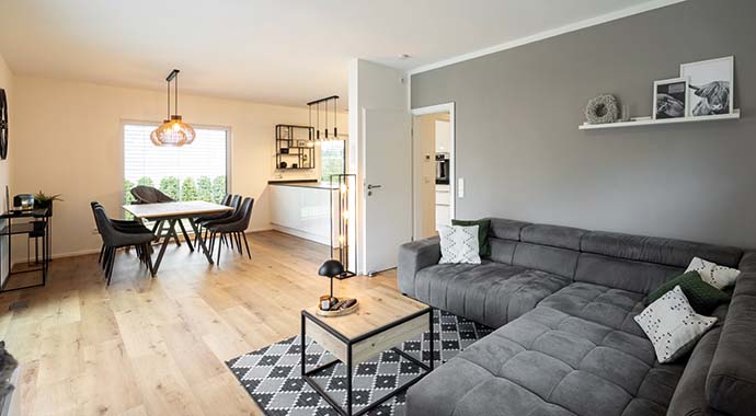 Wohn-, Essbereich | Foto: FingerHaus