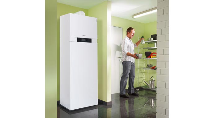Hybridheizung Gas-Brennwertgerät Vitodens 343-F Viessmann