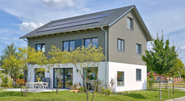 Außenansicht Musterhaus Werder von SchwoererHaus