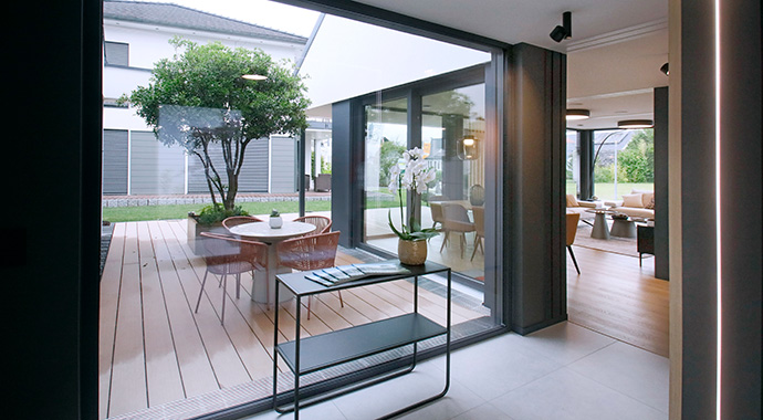 Blick auf Terrasse | Bild: Danwood Next