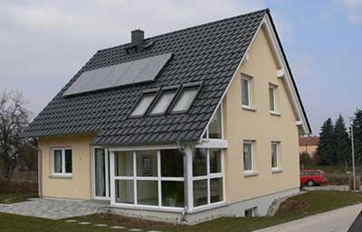 Heinz von Heiden Musterhaus Niederdorfelden Außenansicht