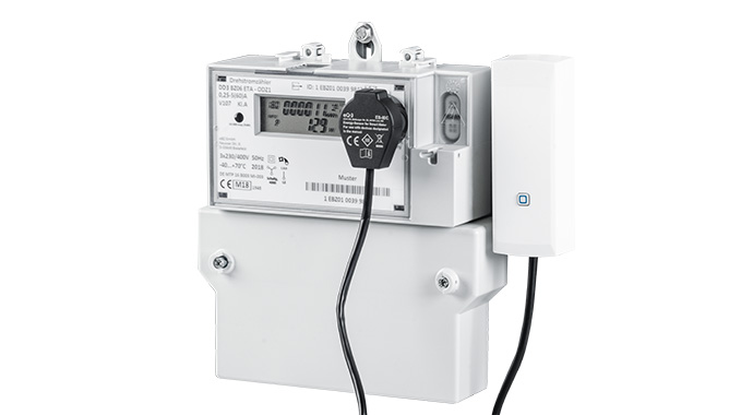 Der Sensorkopf der Energieschnittstelle wird einfach am Zähler angebracht.  | Foto: eQ-3