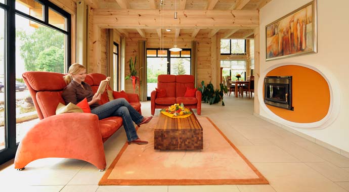 Wohnbereich Musterhaus Hohenlohe von Fullwood