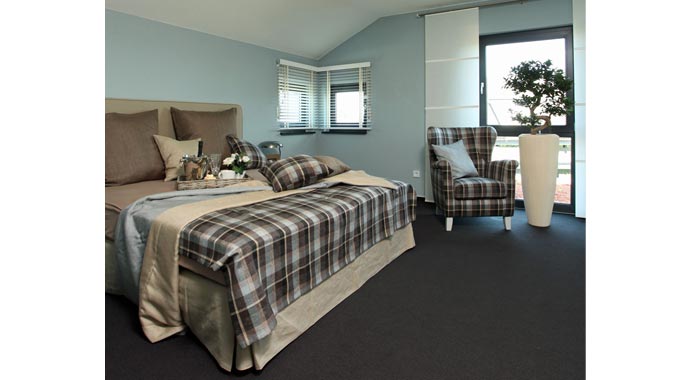 FingerHaus Musterhaus Neo 300 Schlafzimmer