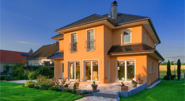 Außenansicht Stadtvilla Ravenna von Roth-Massivhaus