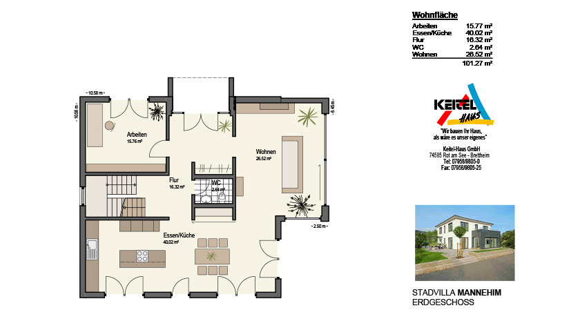 Keitel, Stadtvilla Mannheim