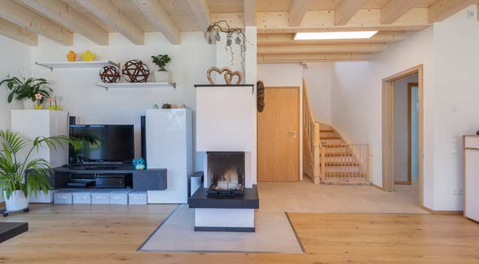 Isartaler Haus Auensee Wohnbereich