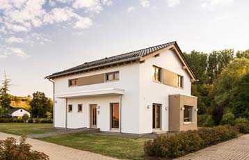FingerHaus Sento Musterhaus Frankenberg Außenansicht
