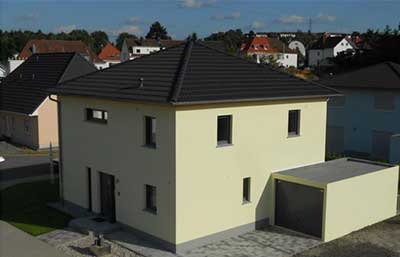 Town & Country Haus Musterhaus Flair 124 Außenansicht