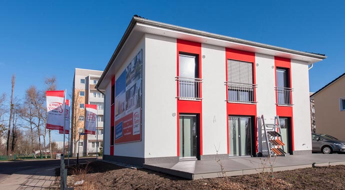 Town & Country Haus Musterhaus Stadtvilla 145 Außenansicht