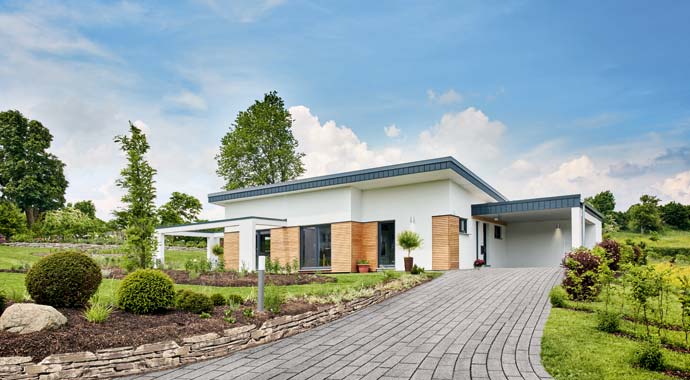 Außenansicht Haus Nivelo von Fingerhut Haus