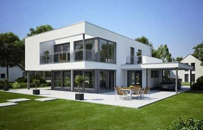 Heinz von Heiden Musterhaus Eiche Außenansicht